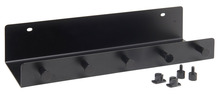 FibroTech hylde m/kroge 32 x 10,2 cm - sort